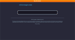 Desktop Screenshot of civiccoupe.com